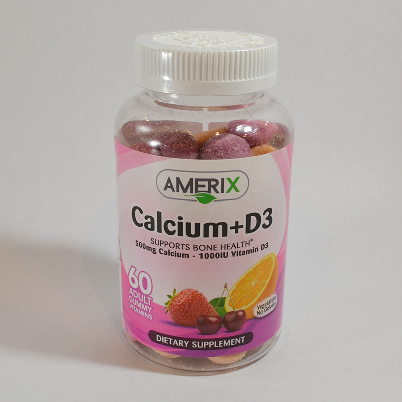 Calcium 500Mg+Vitamin D3 1,000IU Gummy