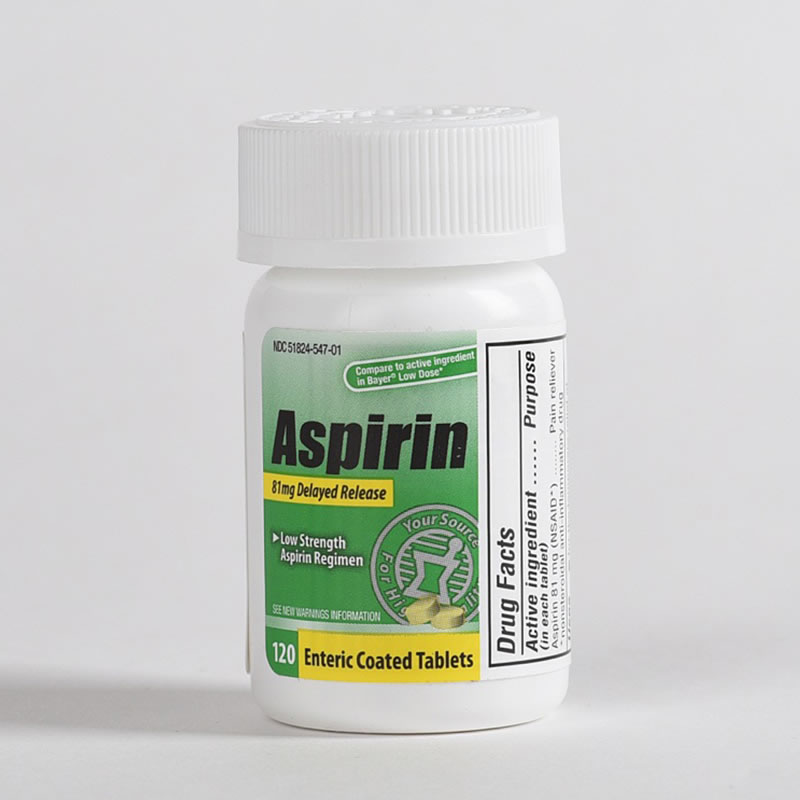 Aspirin Enteric Coated 81mg Tablets